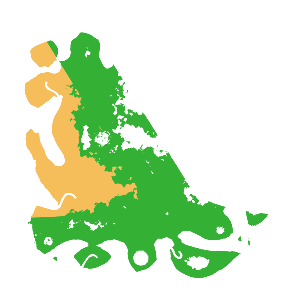 Biome Rust Map: Procedural Map, Size: 3500, Seed: 769639755