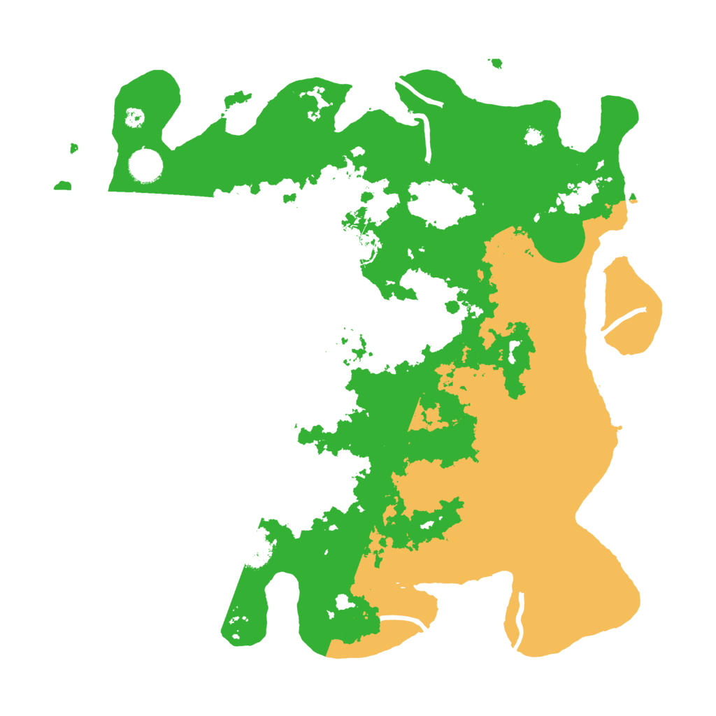 Biome Rust Map: Procedural Map, Size: 3700, Seed: 1200665201