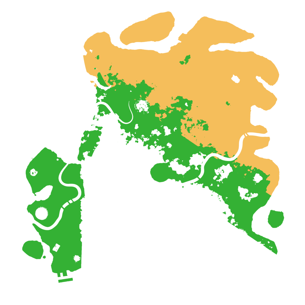 Biome Rust Map: Procedural Map, Size: 4250, Seed: 2287231