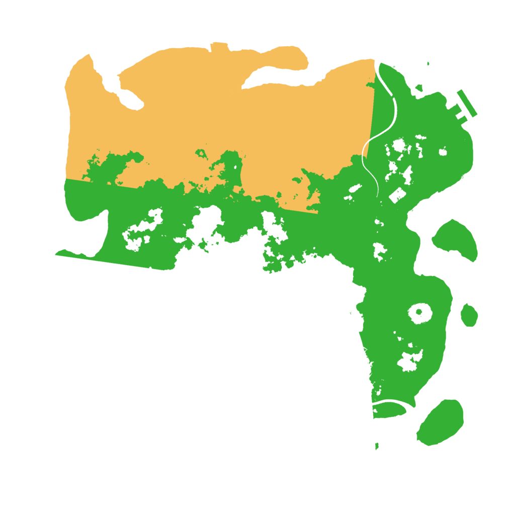 Biome Rust Map: Procedural Map, Size: 3500, Seed: 923203485