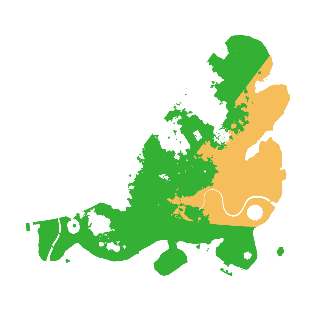 Biome Rust Map: Procedural Map, Size: 3500, Seed: 78924217