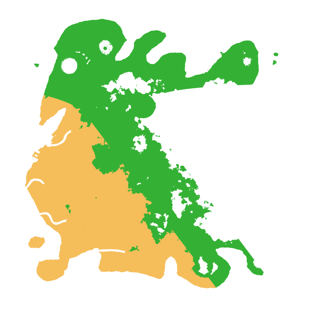 Biome Rust Map: Procedural Map, Size: 3500, Seed: 1316726678