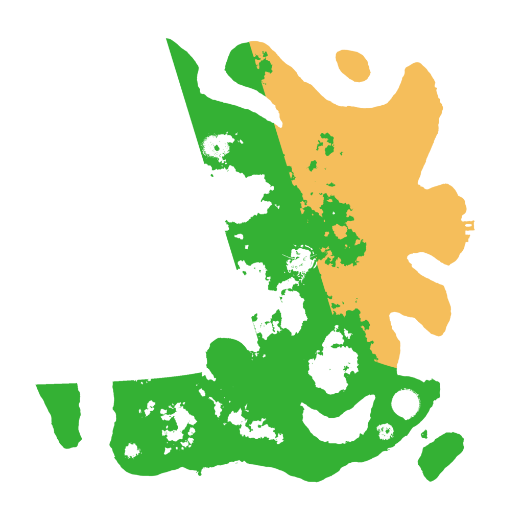 Biome Rust Map: Procedural Map, Size: 3250, Seed: 79663190