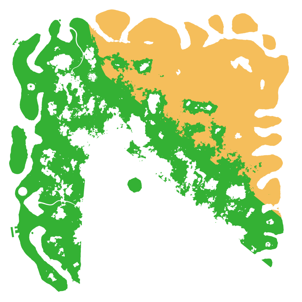 Biome Rust Map: Procedural Map, Size: 6000, Seed: 56816174