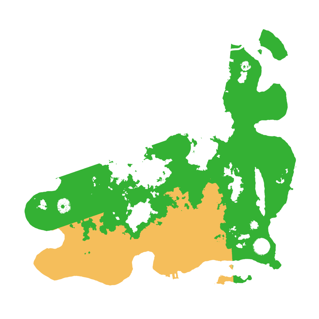 Biome Rust Map: Procedural Map, Size: 3400, Seed: 648252