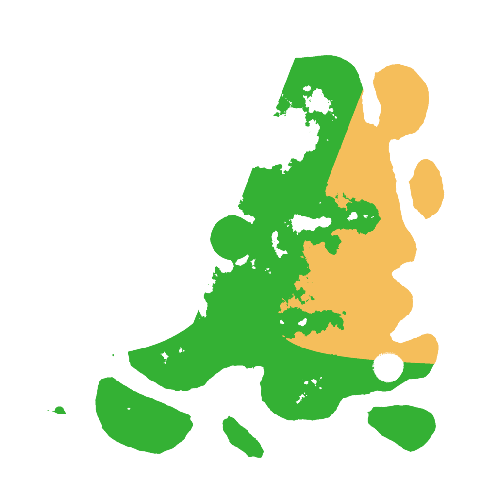 Biome Rust Map: Barren, Size: 3000, Seed: 1674698487