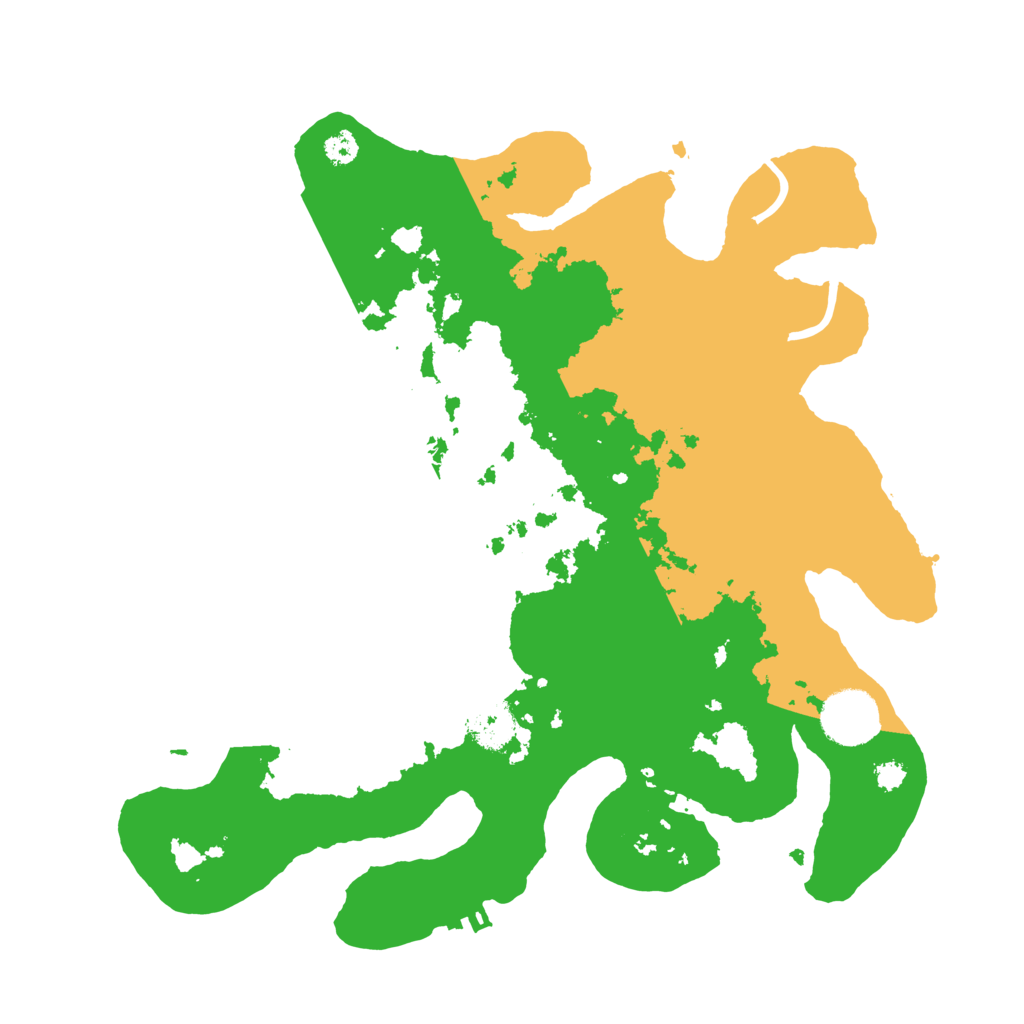 Biome Rust Map: Procedural Map, Size: 3200, Seed: 324
