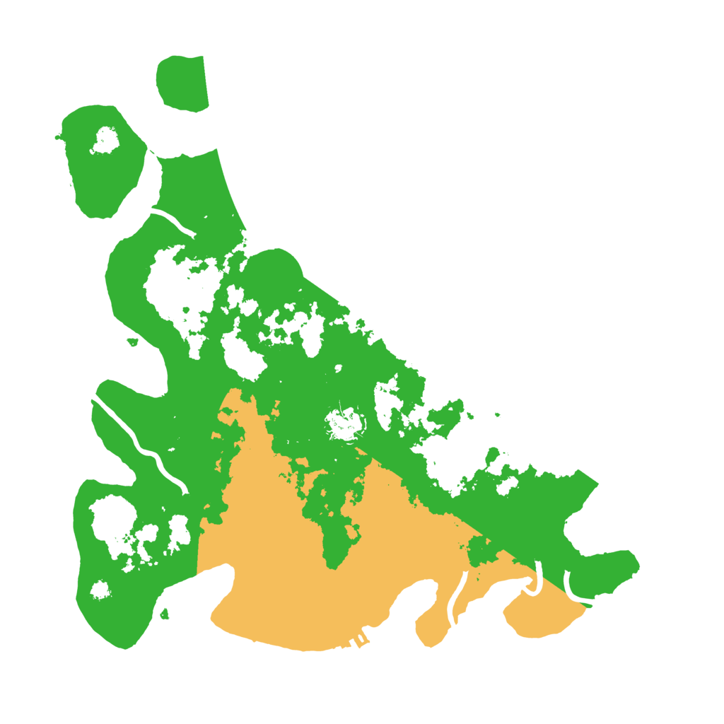 Biome Rust Map: Procedural Map, Size: 3500, Seed: 123745387