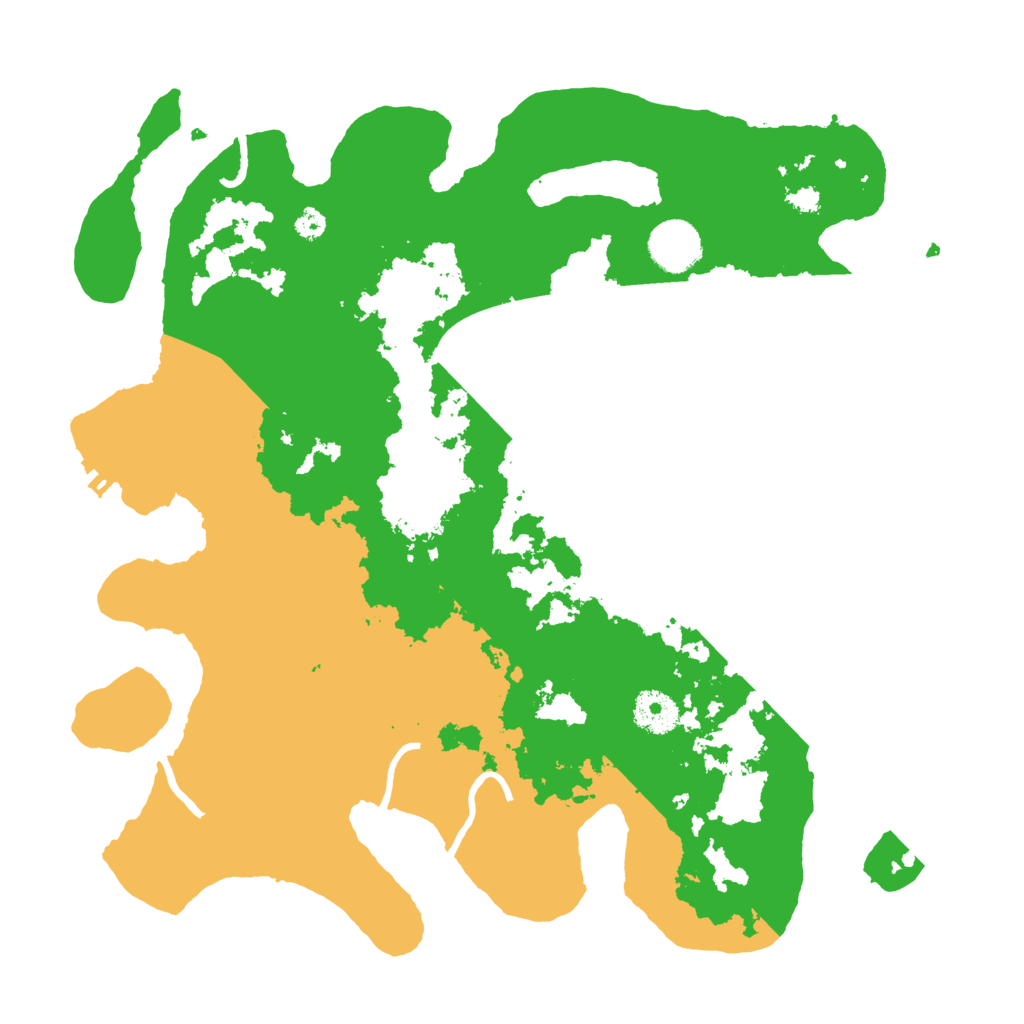Biome Rust Map: Procedural Map, Size: 3500, Seed: 676701670
