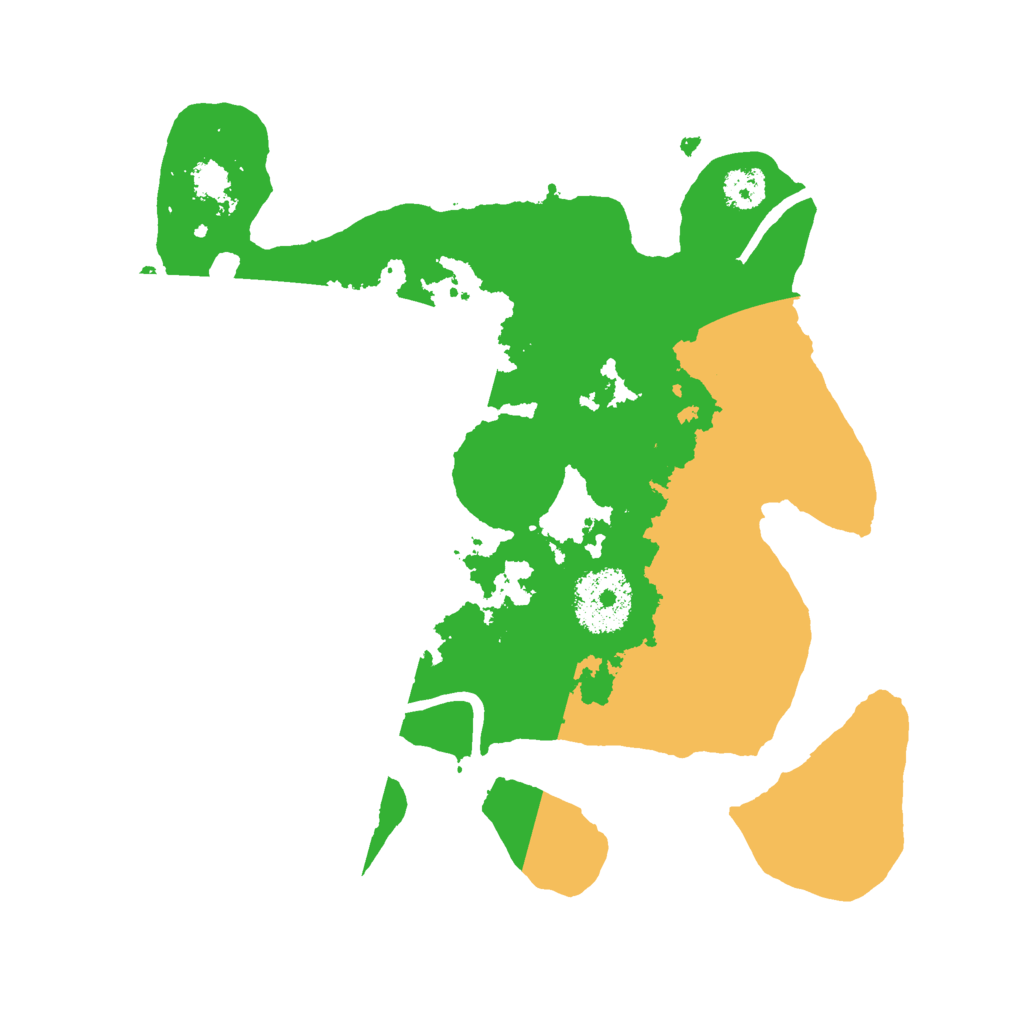 Biome Rust Map: Procedural Map, Size: 2500, Seed: 6568704
