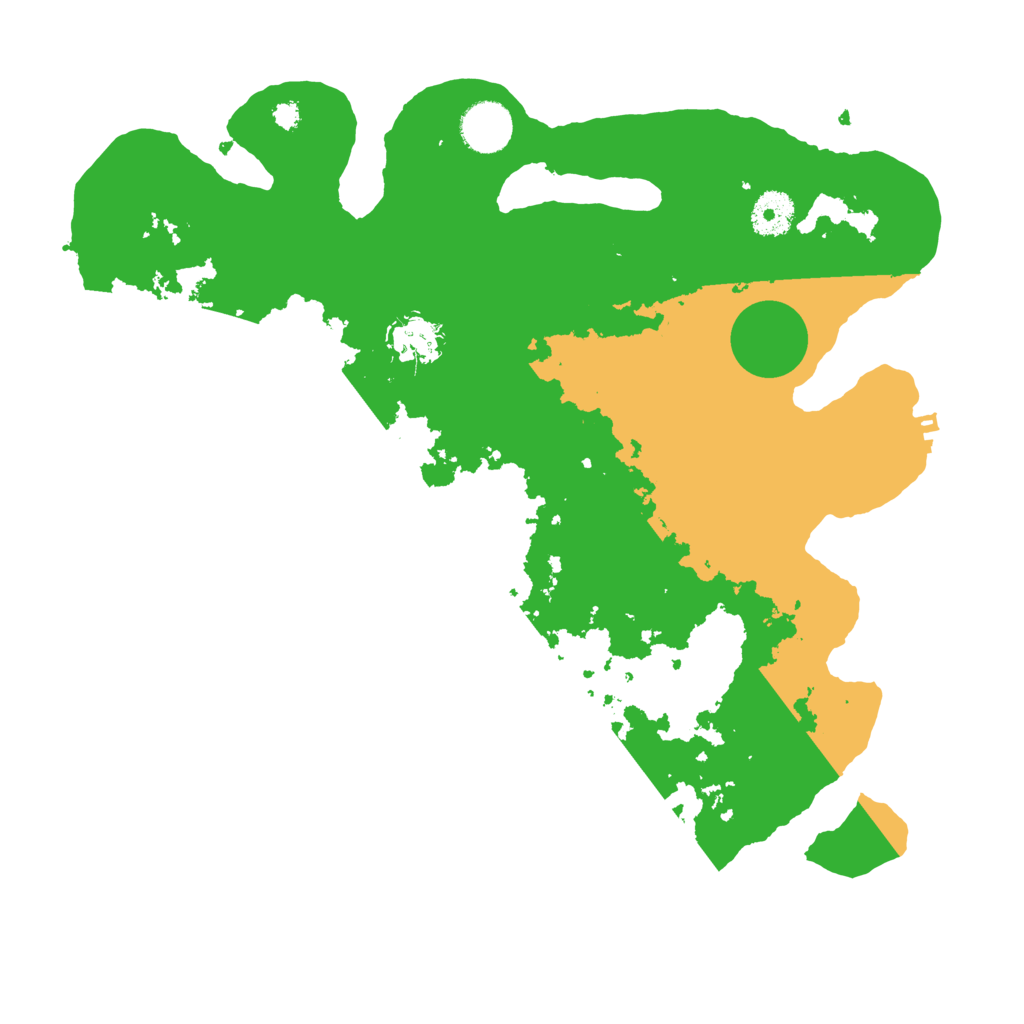 Biome Rust Map: Procedural Map, Size: 3500, Seed: 643722806