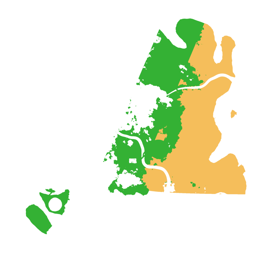 Biome Rust Map: Procedural Map, Size: 3750, Seed: 1827283088