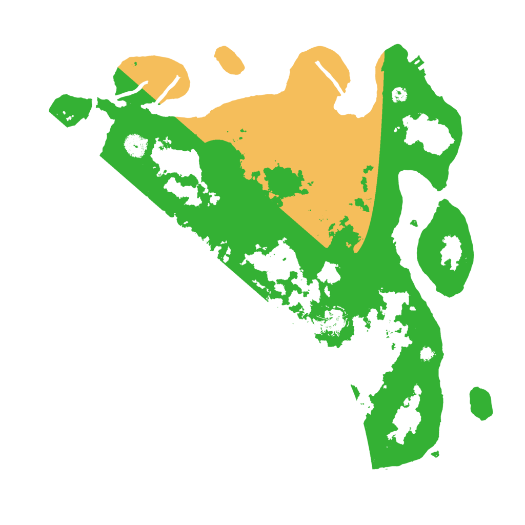 Biome Rust Map: Procedural Map, Size: 3500, Seed: 135743334