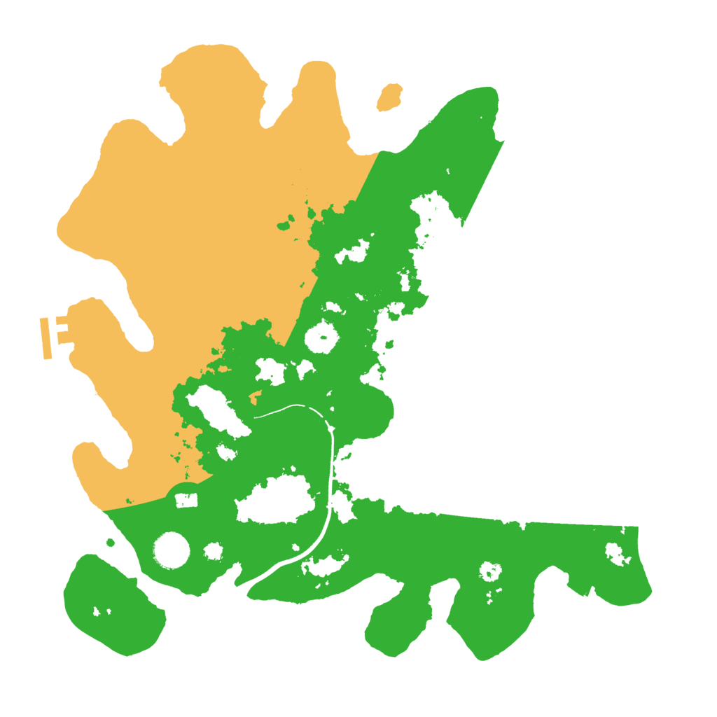 Biome Rust Map: Procedural Map, Size: 3500, Seed: 1090883872