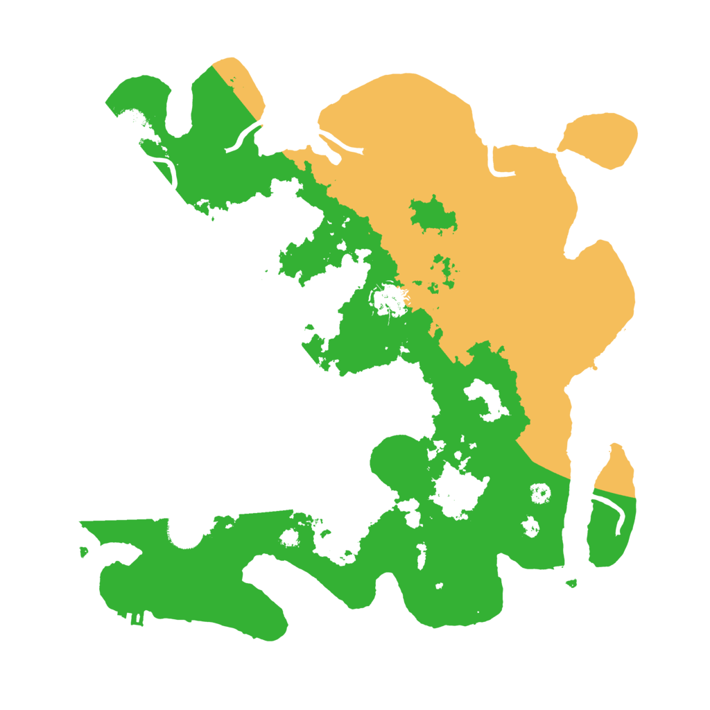 Biome Rust Map: Procedural Map, Size: 3500, Seed: 2099424890