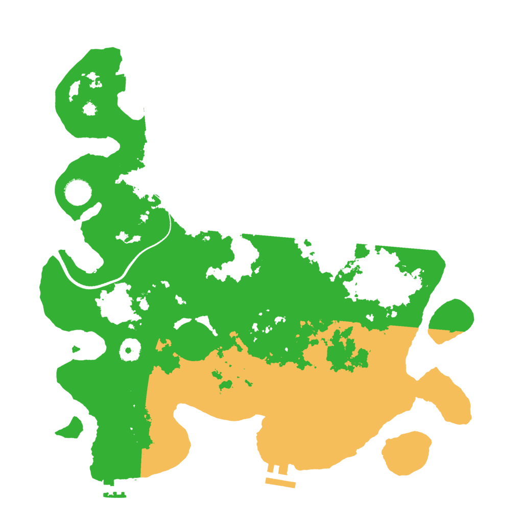 Biome Rust Map: Procedural Map, Size: 3500, Seed: 34121447