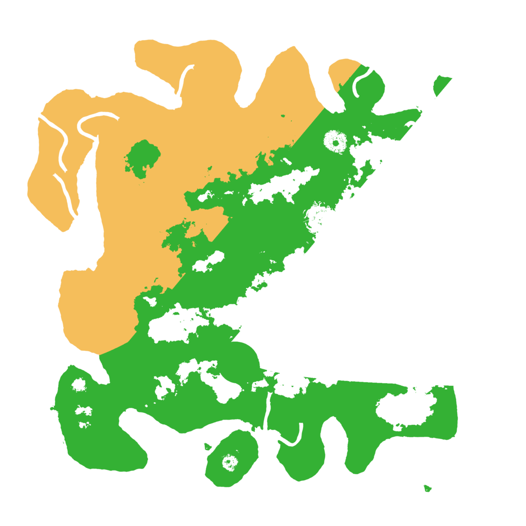 Biome Rust Map: Procedural Map, Size: 3500, Seed: 845177