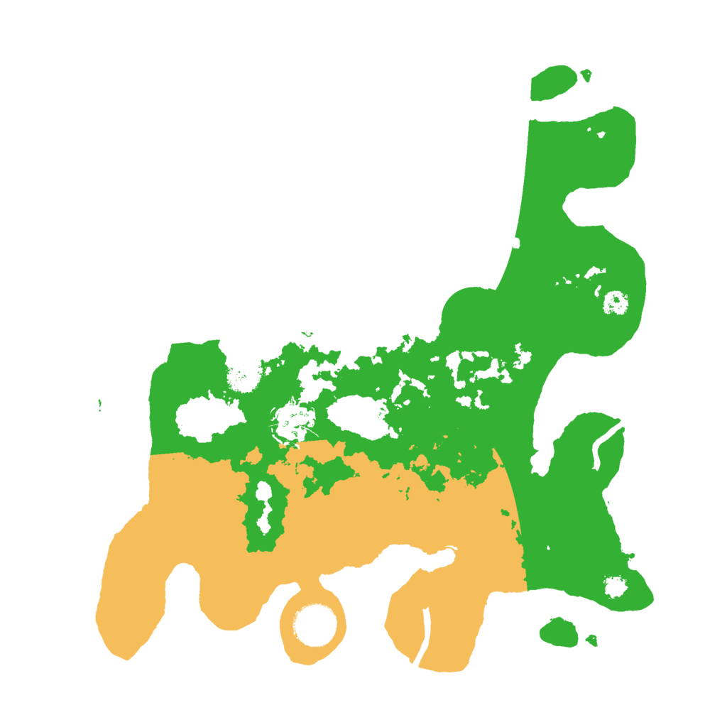 Biome Rust Map: Procedural Map, Size: 3000, Seed: 20528