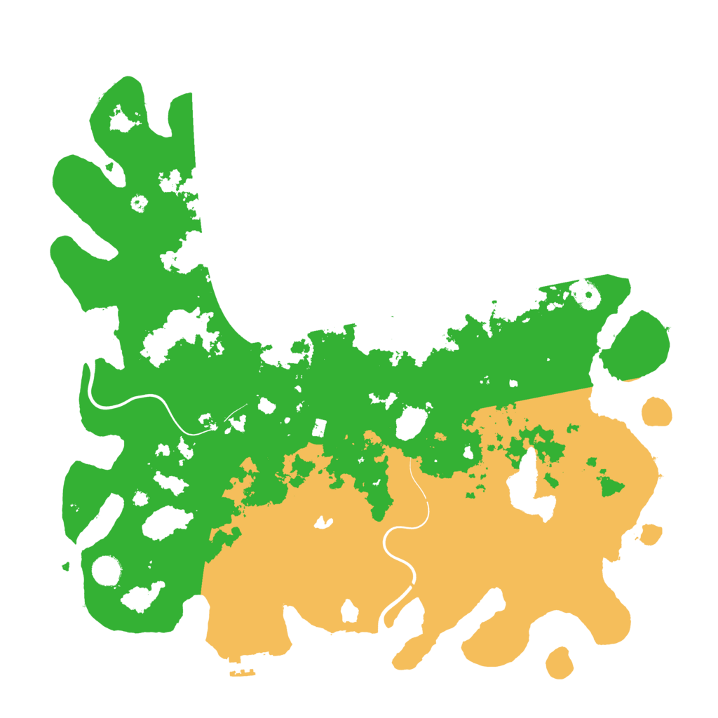 Biome Rust Map: Procedural Map, Size: 4300, Seed: 18878