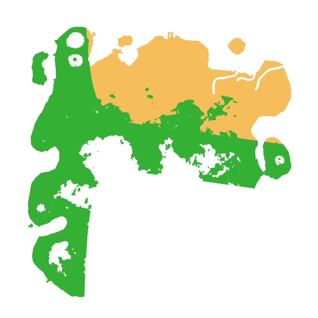 Biome Rust Map: Procedural Map, Size: 3500, Seed: 1193750862