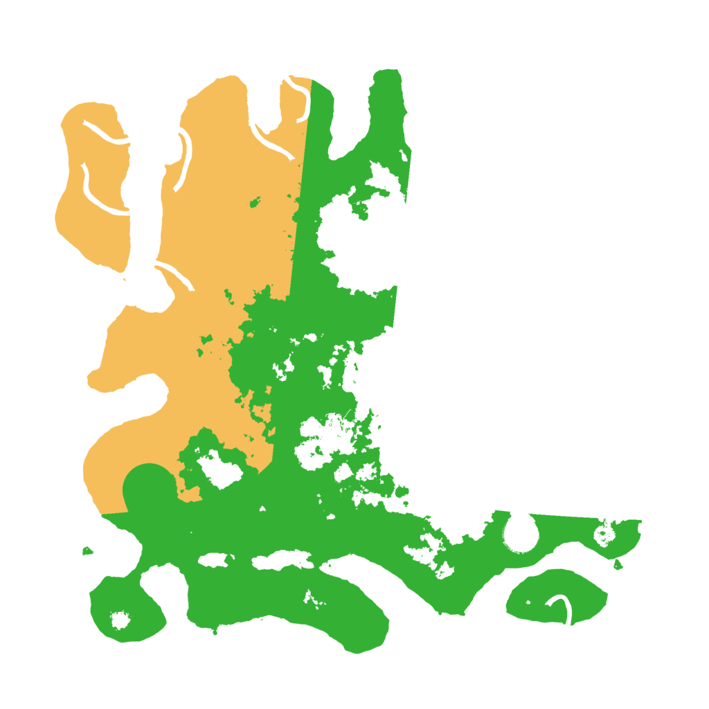 Biome Rust Map: Procedural Map, Size: 3500, Seed: 5849