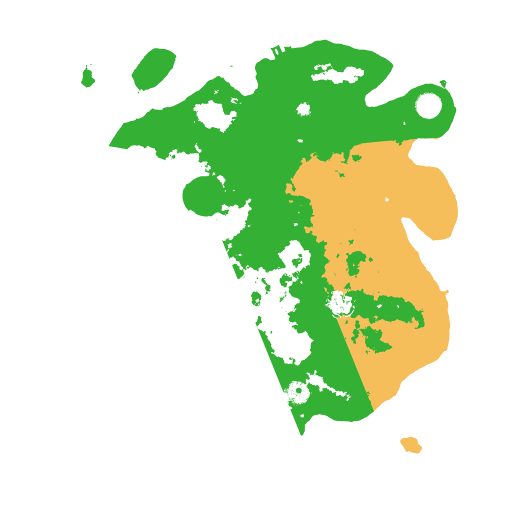 Biome Rust Map: Procedural Map, Size: 3500, Seed: 448676402