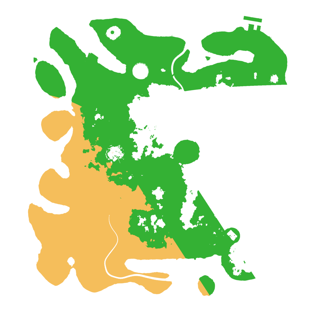 Biome Rust Map: Procedural Map, Size: 3500, Seed: 992691173