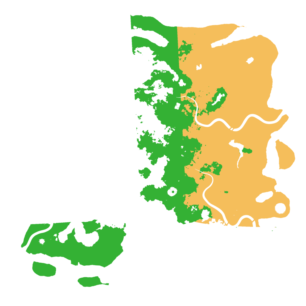 Biome Rust Map: Procedural Map, Size: 5000, Seed: 1579578172