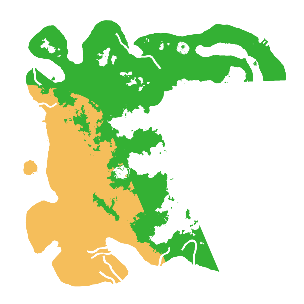 Biome Rust Map: Procedural Map, Size: 3700, Seed: 1122338747