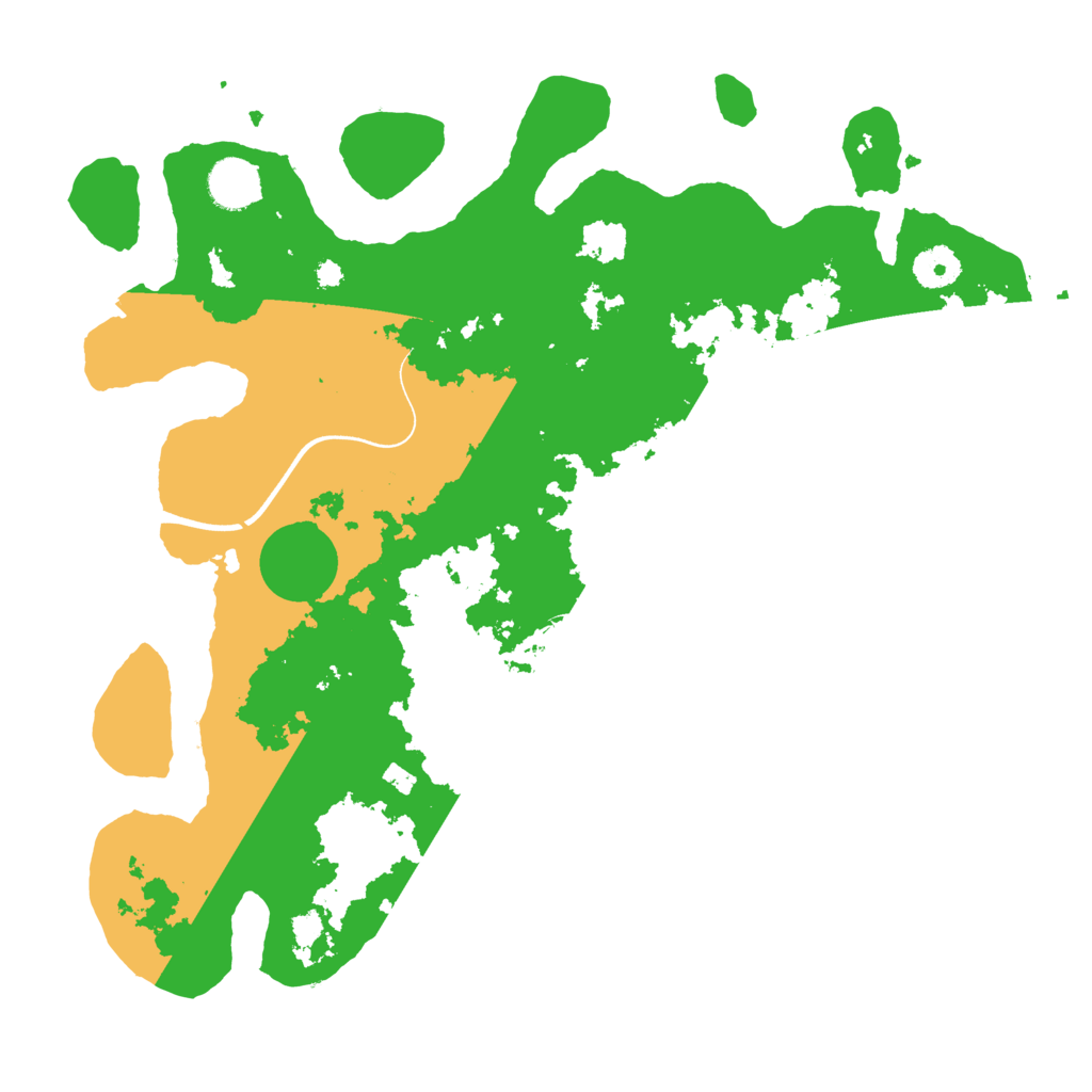 Biome Rust Map: Procedural Map, Size: 3700, Seed: 1595906110