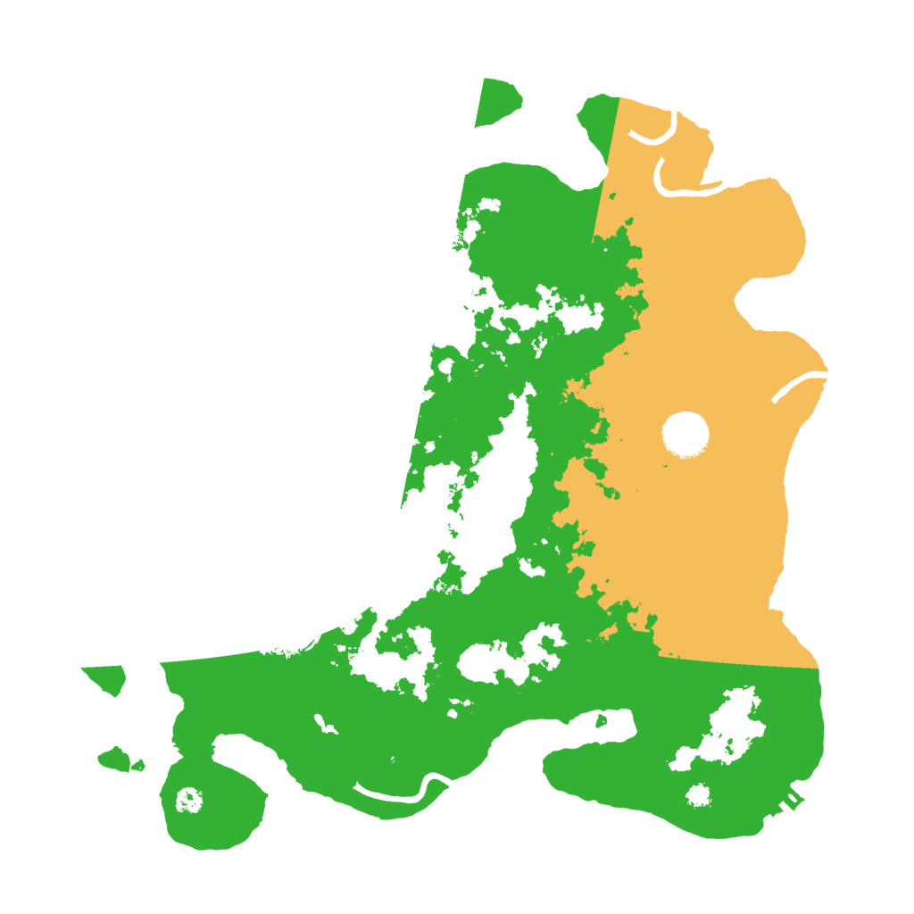 Biome Rust Map: Procedural Map, Size: 3500, Seed: 79012827