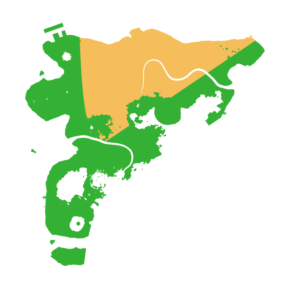 Biome Rust Map: Procedural Map, Size: 3000, Seed: 1262378715