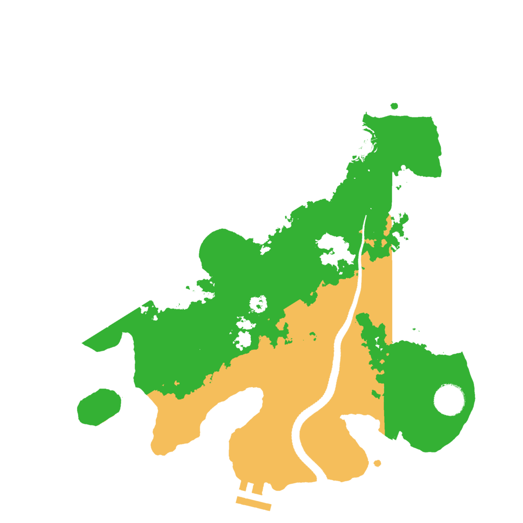 Biome Rust Map: Procedural Map, Size: 3000, Seed: 1921299555