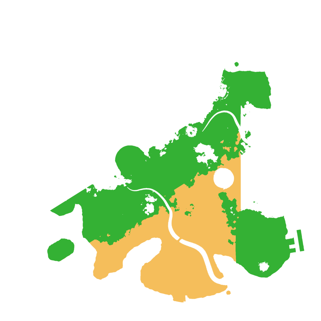 Biome Rust Map: Procedural Map, Size: 3000, Seed: 1921299555