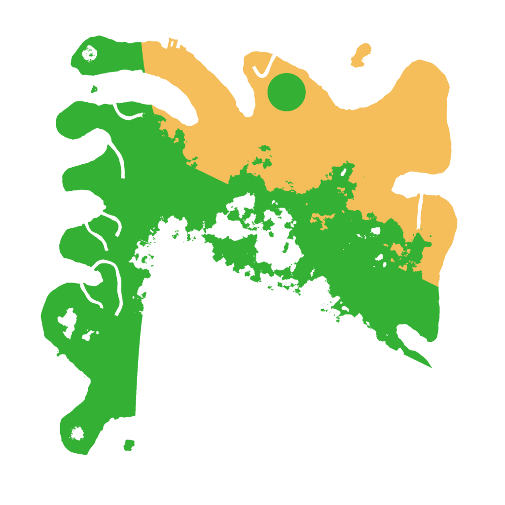 Biome Rust Map: Procedural Map, Size: 3500, Seed: 1826276706