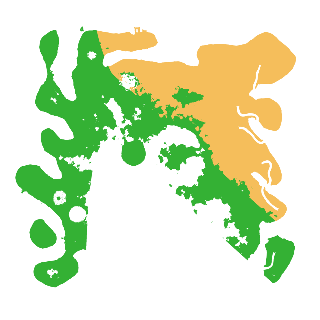 Biome Rust Map: Procedural Map, Size: 3500, Seed: 37300775