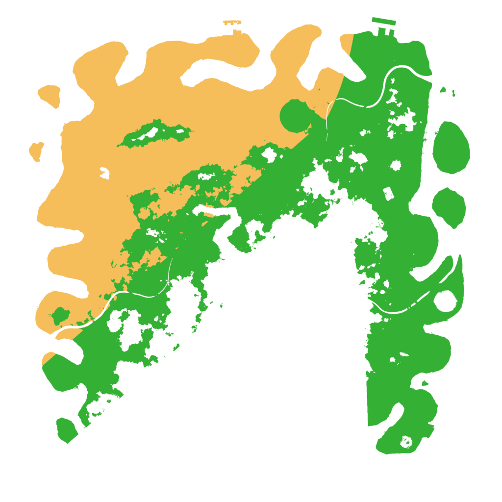 Biome Rust Map: Procedural Map, Size: 4250, Seed: 2052781241