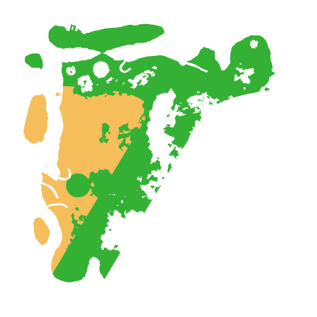 Biome Rust Map: Procedural Map, Size: 3500, Seed: 37581149