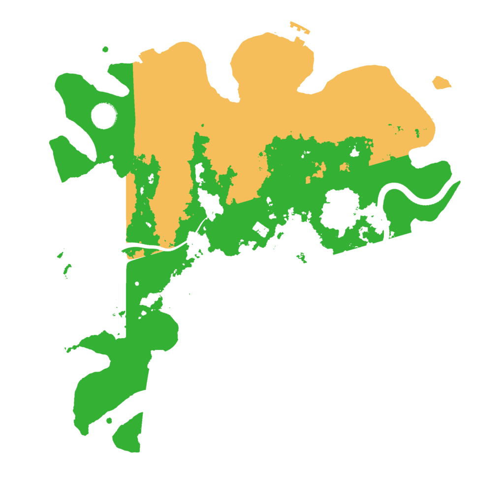 Biome Rust Map: Procedural Map, Size: 3500, Seed: 93152225