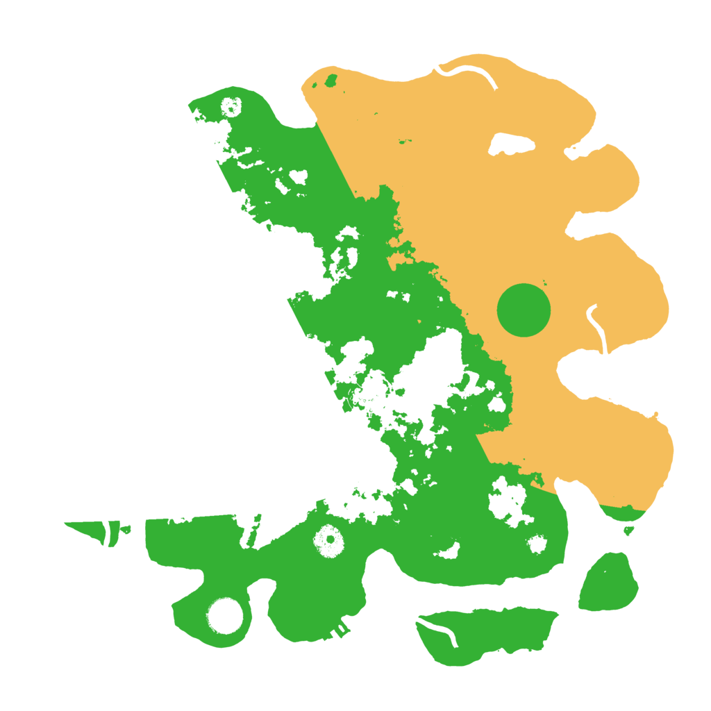 Biome Rust Map: Procedural Map, Size: 3500, Seed: 480315187