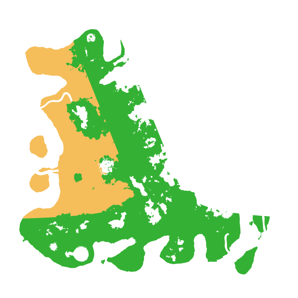 Biome Rust Map: Procedural Map, Size: 3500, Seed: 95015193