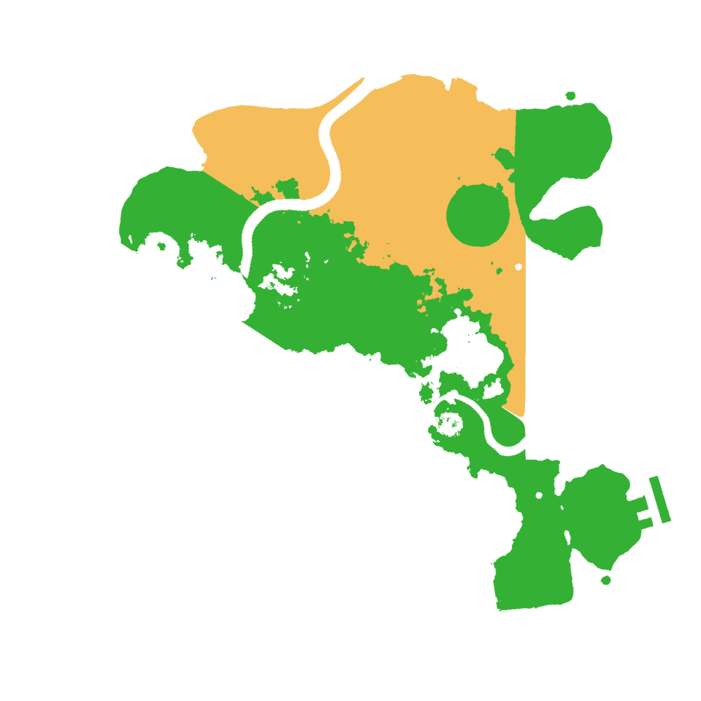 Biome Rust Map: Procedural Map, Size: 3000, Seed: 1748588419