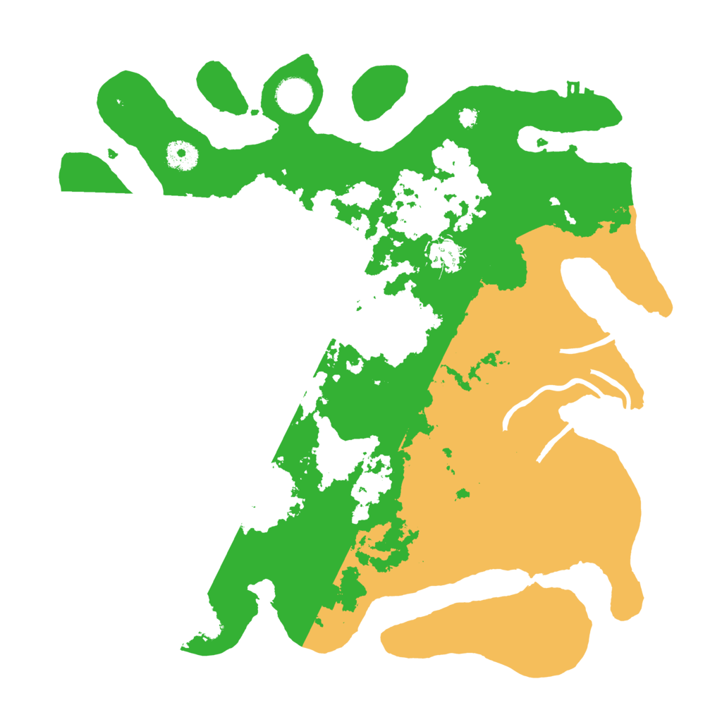 Biome Rust Map: Procedural Map, Size: 3500, Seed: 71777089