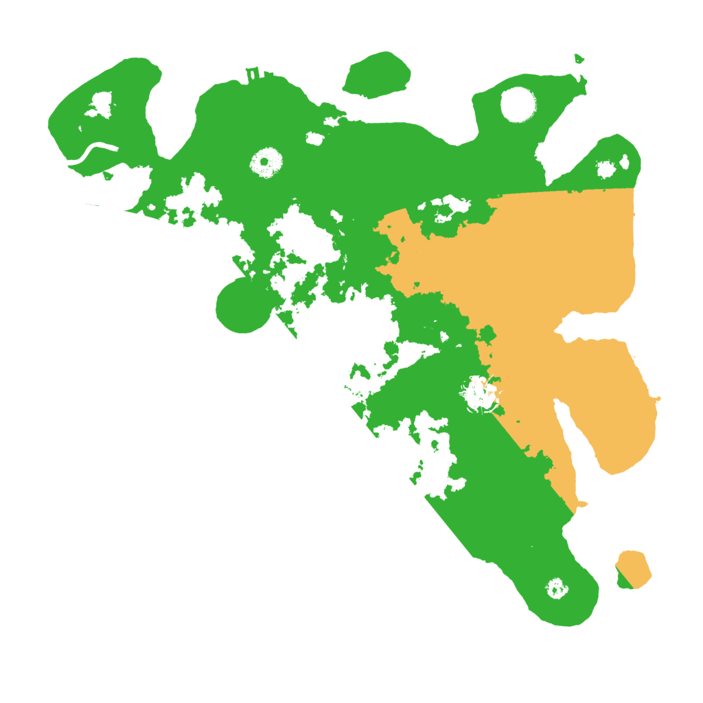 Biome Rust Map: Procedural Map, Size: 3500, Seed: 102166292