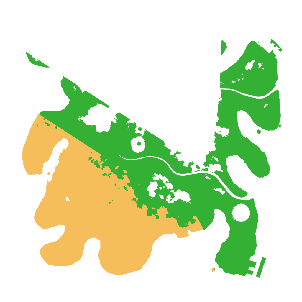 Biome Rust Map: Procedural Map, Size: 3000, Seed: 1337488