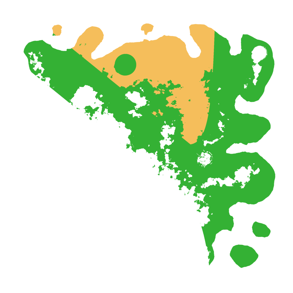 Biome Rust Map: Barren, Size: 3600, Seed: 45464216