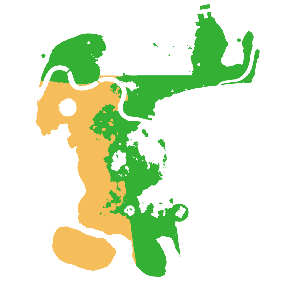 Biome Rust Map: Procedural Map, Size: 3000, Seed: 13356