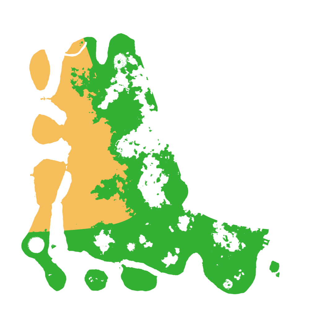 Biome Rust Map: Procedural Map, Size: 3500, Seed: 1712975658