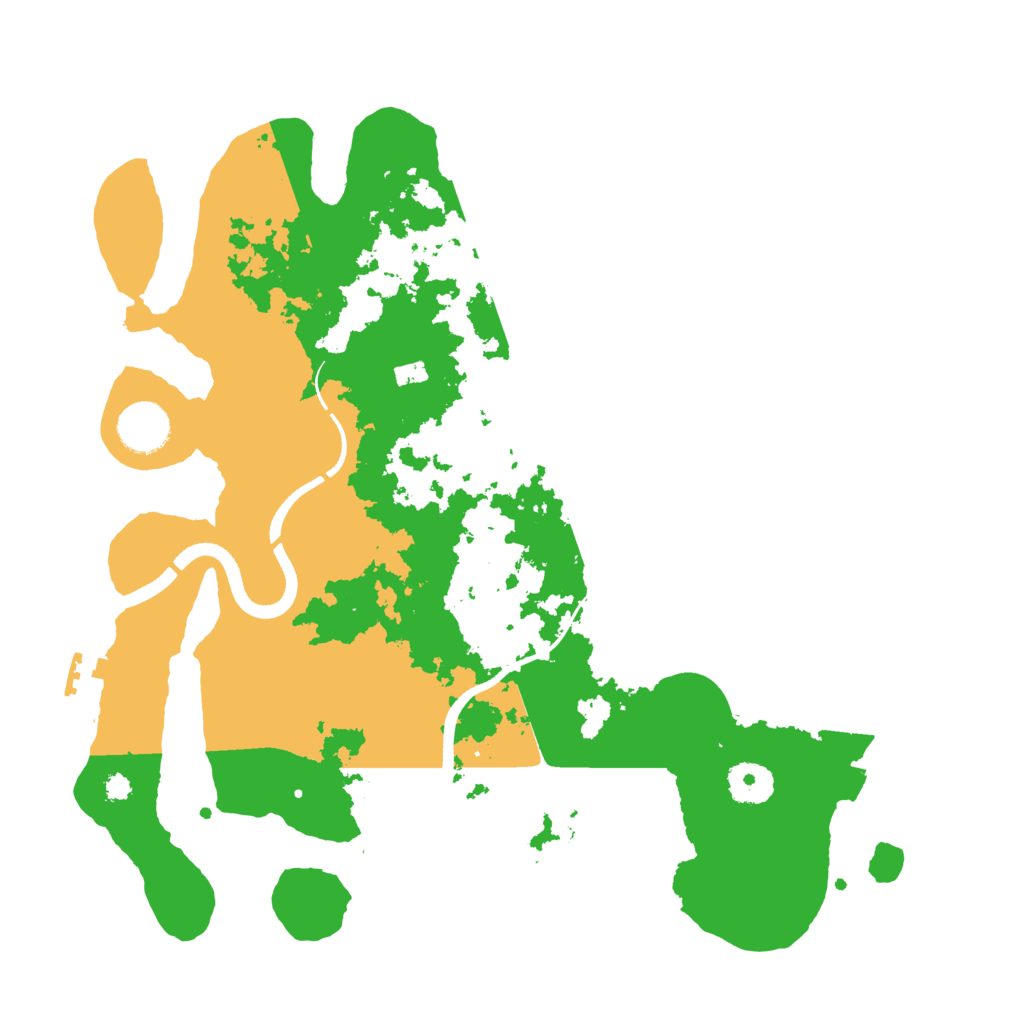 Biome Rust Map: Procedural Map, Size: 3500, Seed: 1712975658
