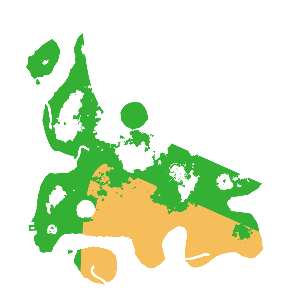 Biome Rust Map: Procedural Map, Size: 3000, Seed: 30153